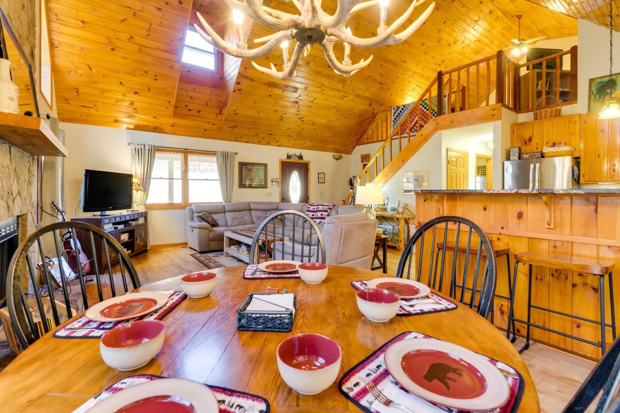 Smoky Mountain Cabin With Fire Pit Hike And Fish! Murphy Exteriör bild